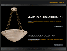Tablet Screenshot of marvinalexanderinc.com